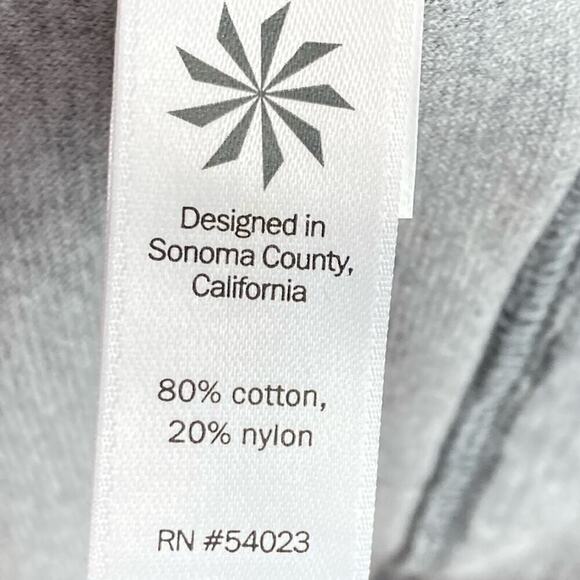NWT * ATHLETA Criss Cross Sweatshirt Dress in Grey - Size S - Picture 11 of 16